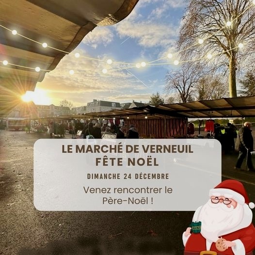 Le marché de Verneuil fête Noël